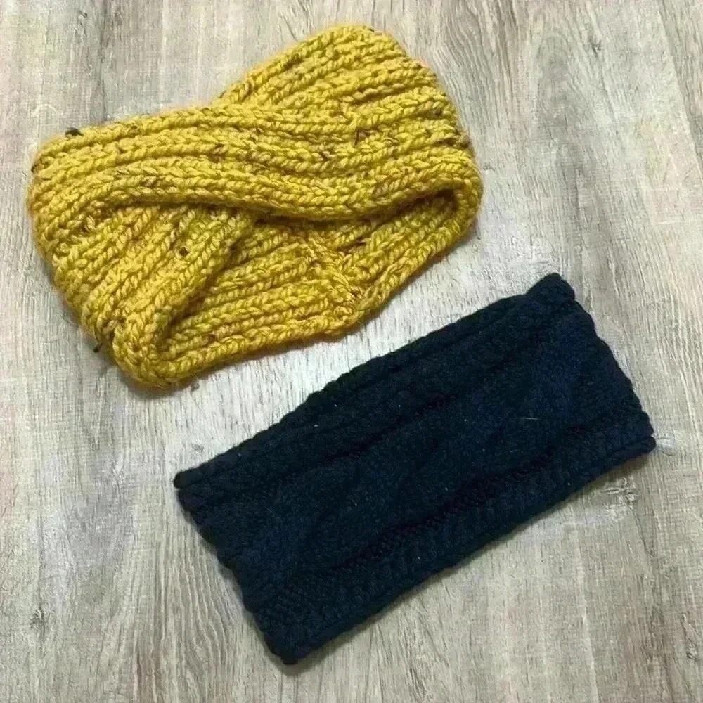 Set of‎ 2 Knit Ear Warmers